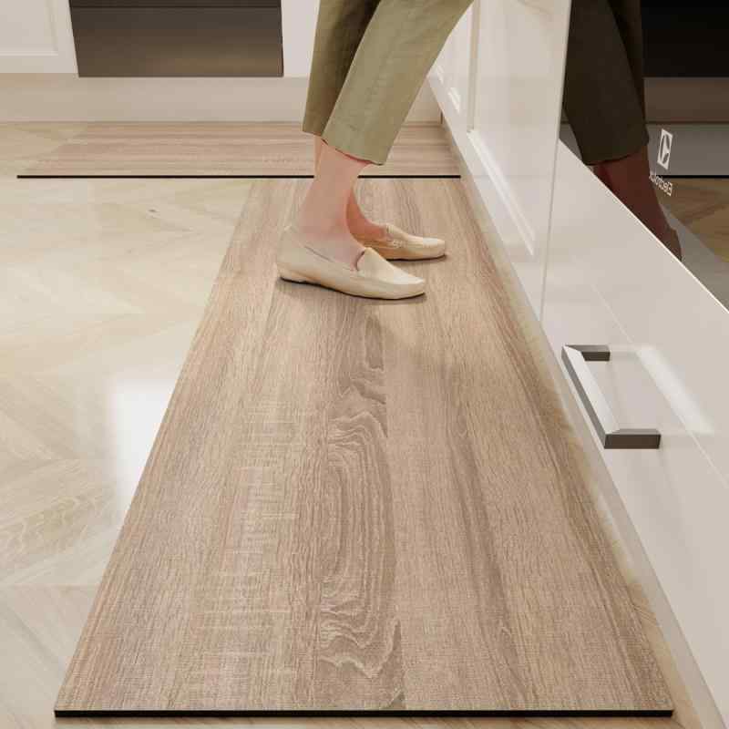 マット キッチン用 珪藻泥 吸水速乾 滑り止め フロアマット ウッド調 洗える 45*70cm 45*120cm 45*150cm 45*180cm 60*90cm 60*120cm 60*150cm 60*180cm