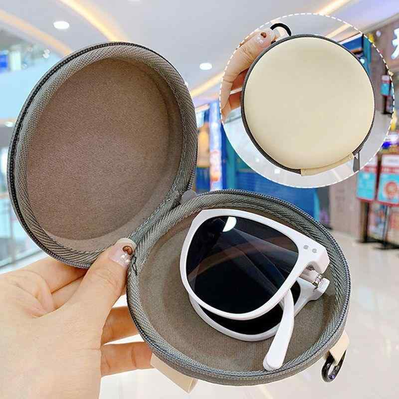 ・眼鏡構造: セット・フレームカラー: 瓷白色, 茶色, 黒色, 黄色, ピンク, 玳瑁色・レンズカラー: 高精細レンズ, 高精細レンズ+円形収納ケース・レンズ素材: 樹脂・フレーム素材: TR+金属・眼鏡のスタイル: 異形・透過率分類: 2類/サングラス・フレーム素材: 樹脂