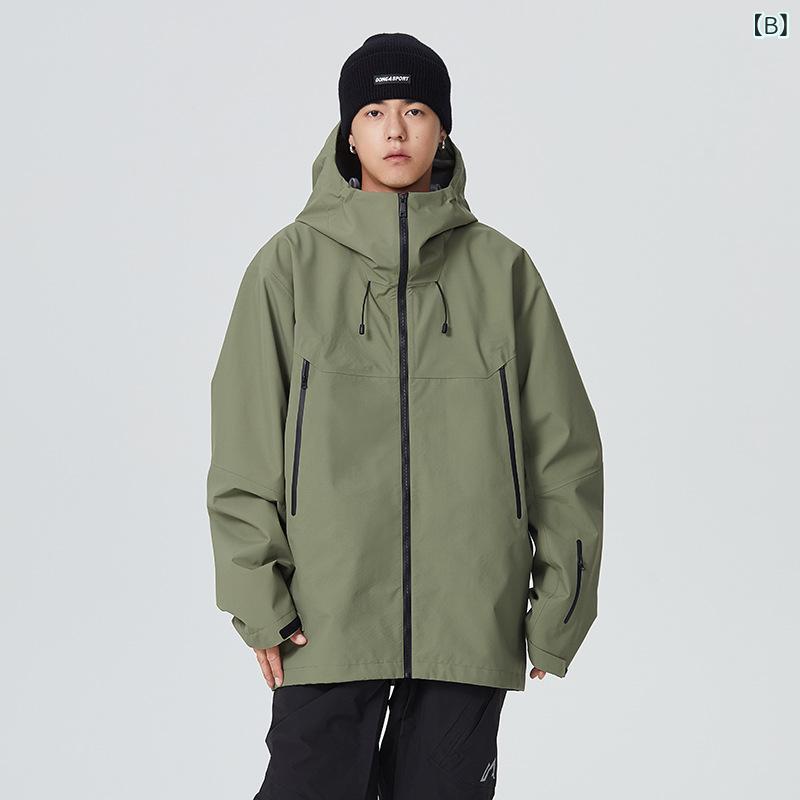 スキーウェア レディース メンズ 防水 防風 アウター ジャケット 単板 スキー アウトドア ウェア 男女..