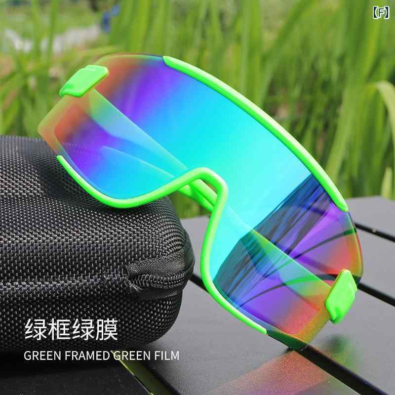 スポーツサングラス キッズ ジュニア 紫外線UVカット サイクリング ドライブ ファッション 白 黒 青 緑