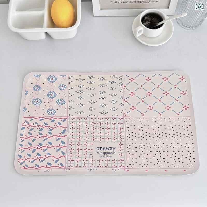 ランチョンマット テーブルマット レディース かわいい 防水 防油 撥水 グラス置き コースター レザー 革製 ピンク系 ブルー系
