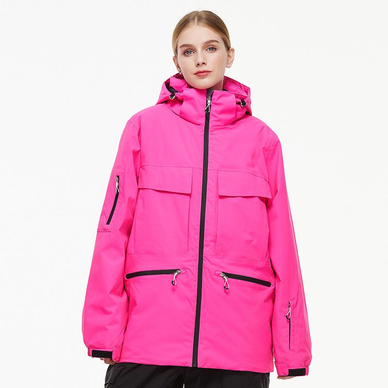 スキーウェア メンズ レディース アウトドア 防風 防水 保温 スキー ジャケット 単板 スノーボード ウ..