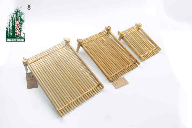 竹製トレー 和食レストラン ディスプレイ用品 寿司 刺身 盛り付け プレート 古民家風