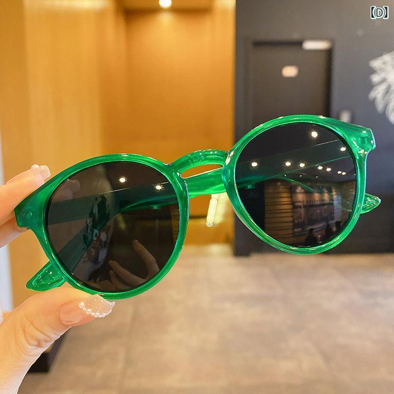 サングラス キッズ 男女兼用 紫外線カット かわいい ファッション ベビー 子供用 日焼け対策 ラウンド..