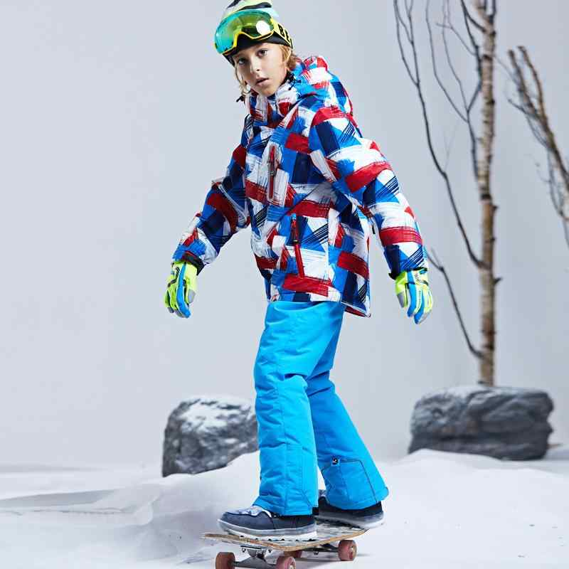 キッズ ダウンジャケット セットアップ 冬用 男の子 女の子 スキーウェア 防寒着 上下セット 暖か 厚手..