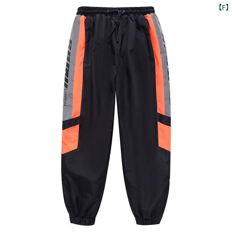 キッズ 防寒パンツ 男の子 防風 防水 登山 スキー ウェア 裏起毛 厚手 暖パン ジョガーパンツ カーゴパ..