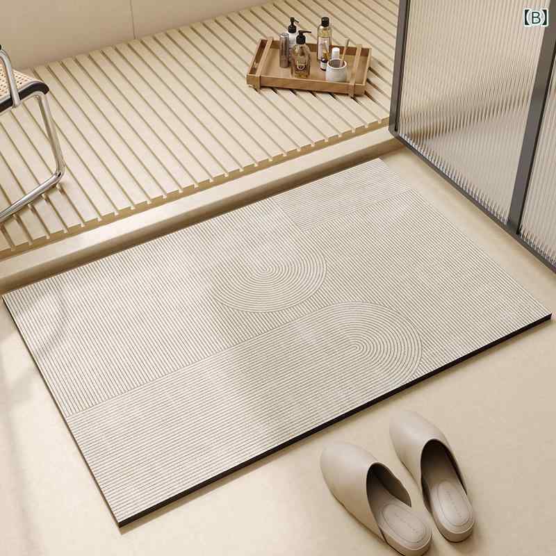 バスマット 珪藻土マット 吸水 速乾 浴室マット 珪藻泥マット 滑り止め付き 防カビ 防臭 洗える 40 60c..