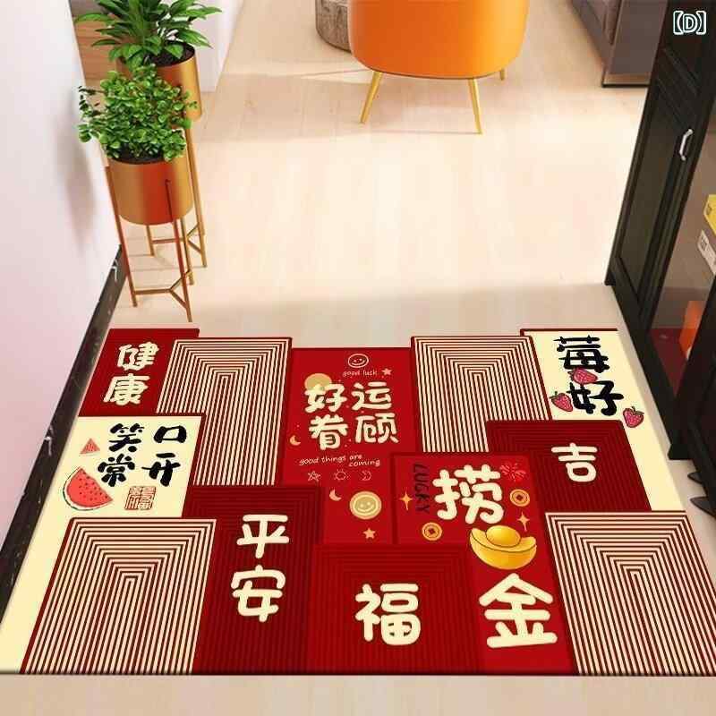 玄関マット 室内 ポリエステル 玄関マット 吸水 滑り止め 家庭用 ドアマット 泥落としマット 40x60cm 5..