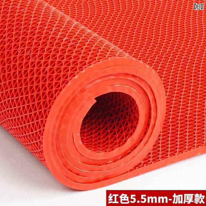 マット 浴室マット 防滑マット キッチンマット 玄関マット PVC 镂空(ロウコウ) 防水 防油 業務用 グレー レッド ブルー グリーン