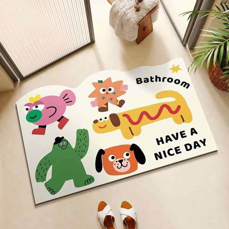 マット レディース 浴室マット 珪藻土 吸水マット 防滑マット 速乾マット トイレマット ドアマット キ..