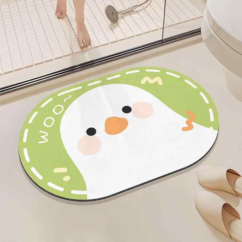 マット 浴室 子供用 珪藻土 吸水 速乾 滑り止め バスマット 足拭きマット 40 60cm 45 70cm 50 80cm 60 ..
