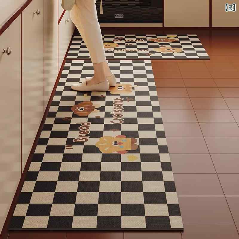 キッチンマット 高級感 珪藻土 吸水マット 防滑 バスマット ドアマット かわいい イラスト 漫画 アニマル柄 ホームデコレーション 40×60CM 45×70CM 50×80CM