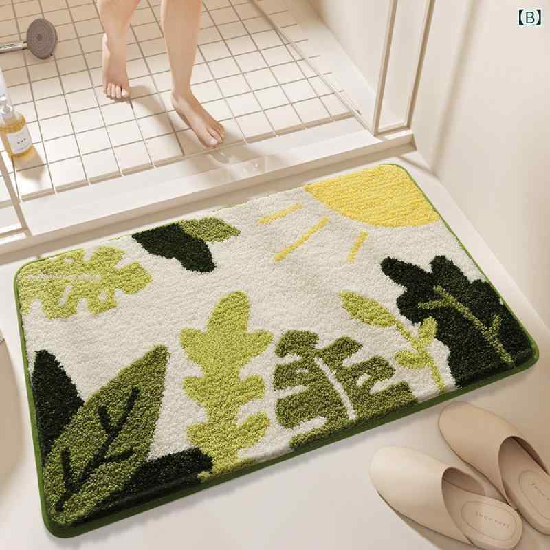 バスマット レディース 仿羊绒 吸水速乾 滑り止め付き かわいい おしゃれ 浴室足ふきマット 足拭きマッ..