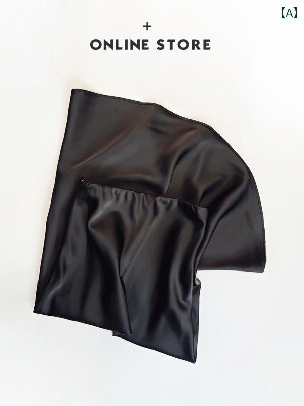 トミーショップ 楽天市場店のスカート レディース 高腰 魚尾スカート ポリエステル 無地 エレガント 気質 通勤 ミモレ丈 春夏 ブラック グレー グリーン マスタード イエロー ワインレッド コーヒー ラフィレッド ヌードピンク シャンパン 杏色 シルバー グレー パープル｜アングル2