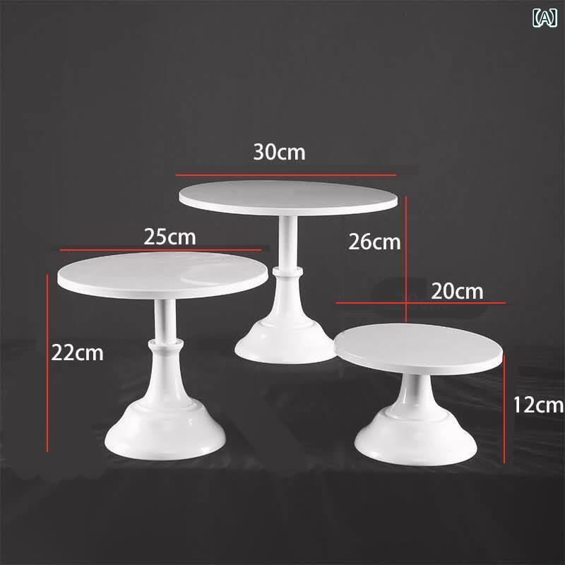 デザートスタンド 白色 アイアン ケーキスタンド 菓子皿 アフタヌーンティー ティーパーティー スイーツスタンド 果物トレー 冷菓台