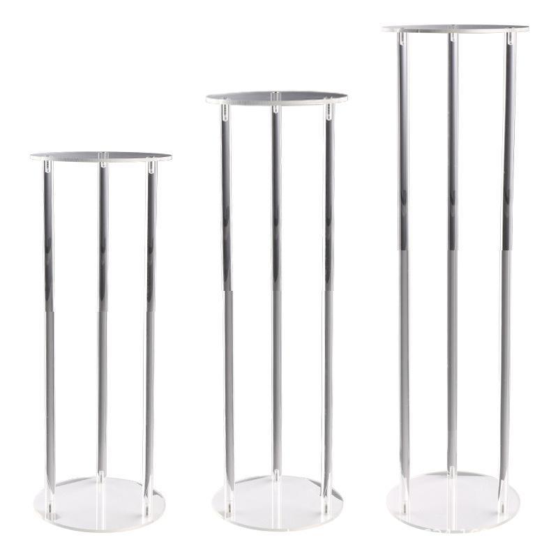 花瓶 アクリル製 ウェディング装飾 卓上花器 パーティー 誕生日 イベント ディスプレイ 高さ20cm 30cm 40cm 50cm 60cm 80cm 100cm 120cm