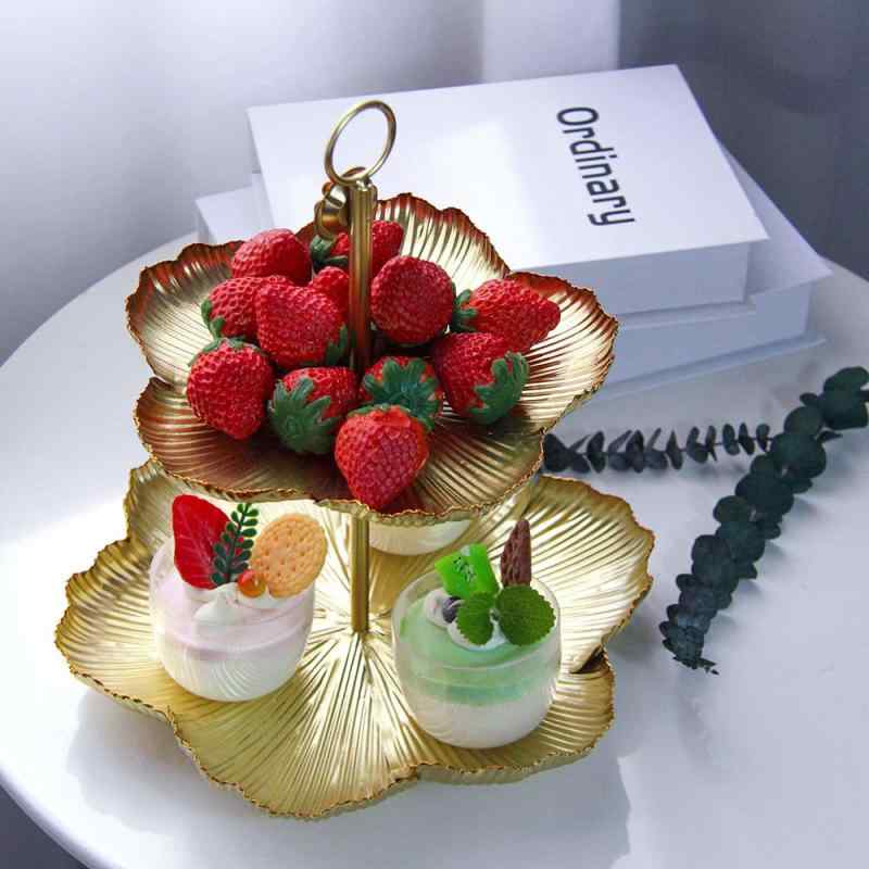 果物皿 レディース ホームパーティー用 ケーキスタンド デザートプレート アフタヌーンティー ティースタンド 飾り棚 ディスプレイスタンド