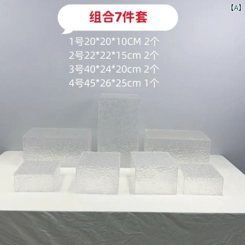 ディスプレイスタンド レディース メンズ アクリル デザート パーティー 結婚式 宴会 冷たいおつまみ ティーブレイク 摆台 正方形