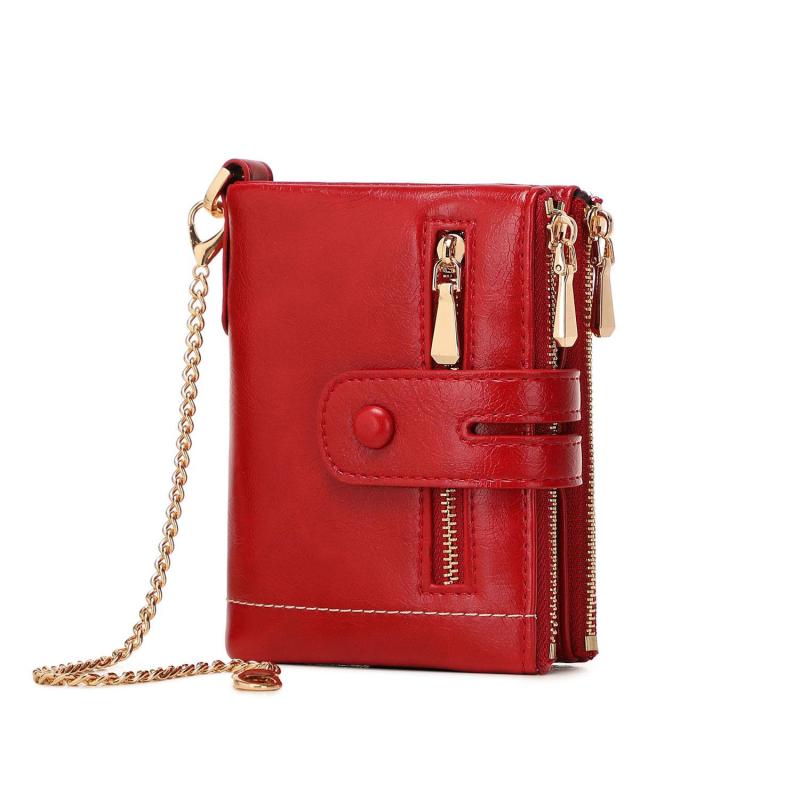 財布 レディース 三つ折り財布 ミニ財布 PU レザー 札入れ 小銭入れ カードケース ブラック 防水 expansión(x200)