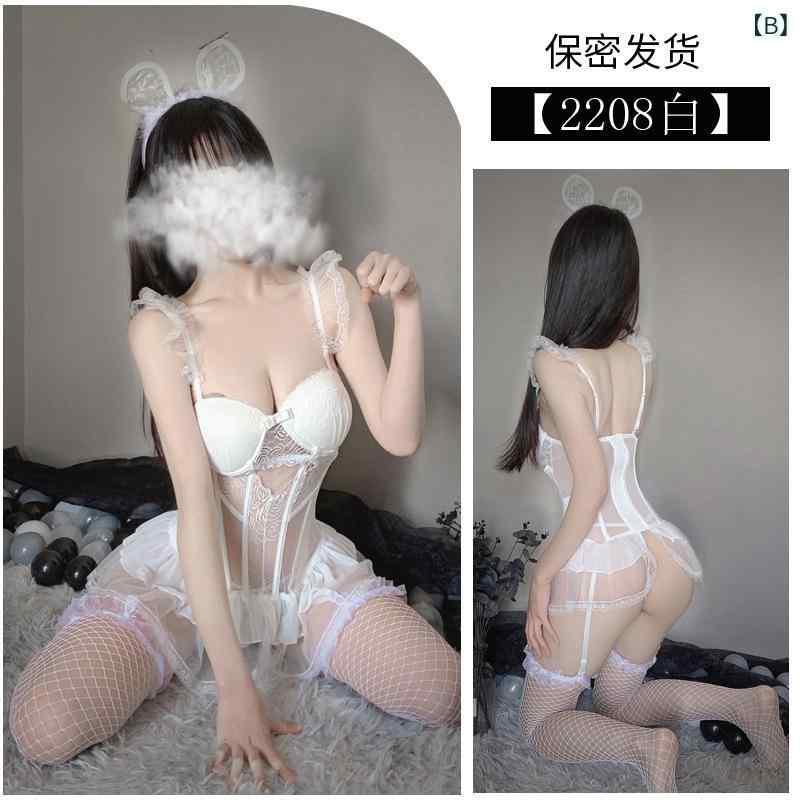 ランジェリー レディース セクシー ルームウェア スリップ ミニスカート 誘惑 開き レース ポリエステル かわいい ブラック ホワイト レッド 春