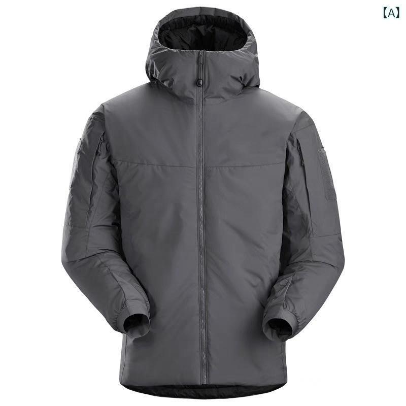 綿ジャケット 男性用 防寒ウェア アウトドアウェア ミリタリー 迷彩柄 グレー ブラック ブラウン グリ..