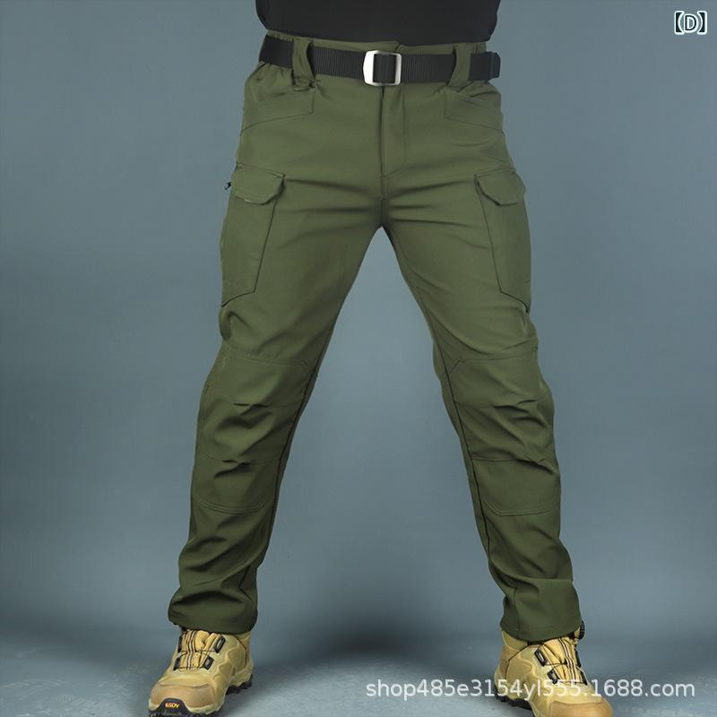 パンツ メンズ 男性用 迷彩 作戦 ズボン アウトドア 春秋 ストレッチ ワークパンツ ゆったり 戦術 カーゴパンツ 吸湿速乾 黒 ブラック グレー カーキ グリーン