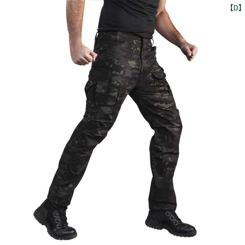 楽天トミーショップ 楽天市場店パンツ メンズ アウトドアパンツ 作業ズボン ワークパンツ カーゴパンツ 多機能 多数ポケット 撥水 速乾 耐摩耗性 春夏秋冬 カーキ ブラック