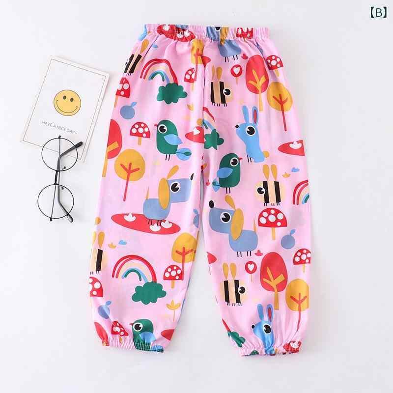 子供用パンツ 綿 クロップドパンツ 春夏 男の子 女の子 ベビー キッズ ホームウェア パジャマ 接触冷感 吸湿速乾 アニマル柄 格子柄 80cm 90cm 100cm 110cm 120cm 130cm 140cm 150cm