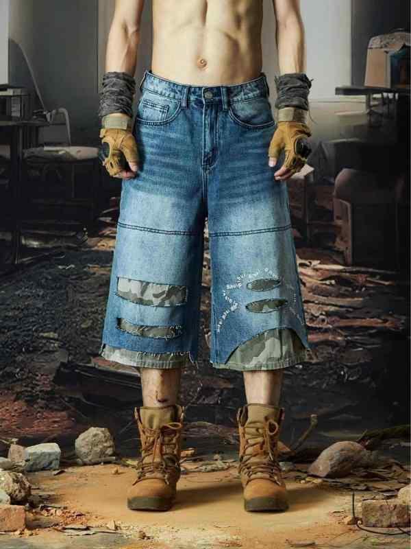 ・カテゴリ: ジーンズ・スタイル: レトロ・パンツのタイプ: ストレート・パンツ丈: 七分丈・ウエスト: ハイウエスト・前立て: ボタン・厚さ: 普通・素材: デニム・主な素材: 綿50-70%・対象: ティーン・ディテール: 配色・ストレッチ: なし・裾: フレア・加工: 防しわ加工・カラー: ブルー・サイズ: S、M、L、XL、2XL、3XL・対象年齢: 成人・性別: 男性