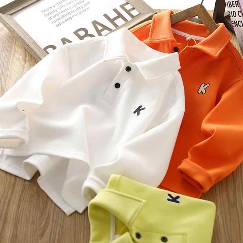 子供服 トレーナー 男の子 長袖 トップス カットソー スウェット ポロシャツ風 薄手 無地 スポーツ 普..