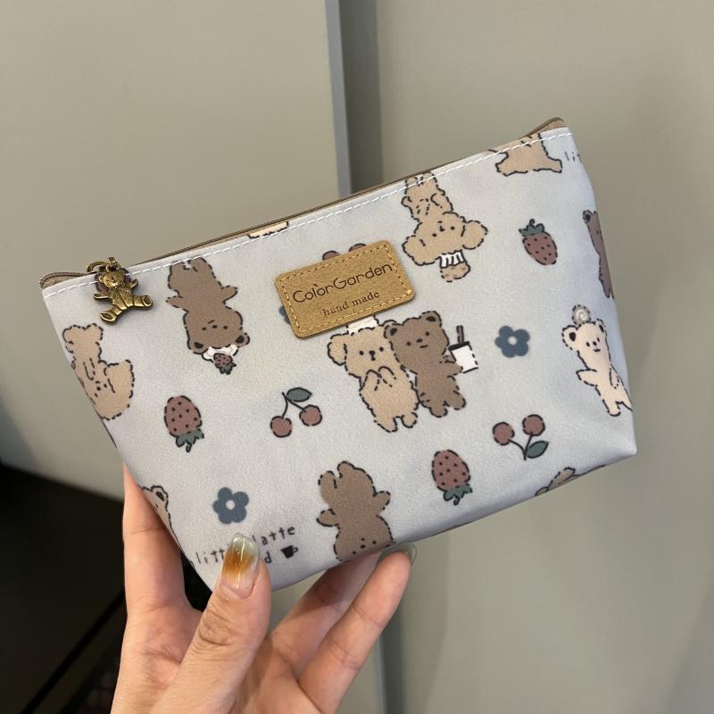 化粧ポーチ レディース かわいい 花柄 防水 携帯用 大容量 洗面用具 トラベルポーチ 花柄 猫柄 うさぎ..