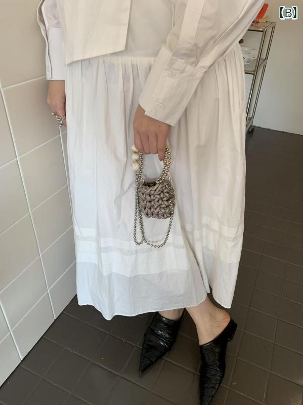 子供用バッグ ミニ ハンドバッグ 韓国風 小さめ 女の子 パラコード 毛糸 編み込み カバン 斜めがけ パ..