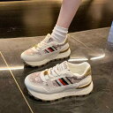 スニーカー レディース 通気性 運動靴 婦人靴 ランニング シューズ カジュアル 配色 フラットソール ローカット 普段使い 滑り止め 黄色 ブルー