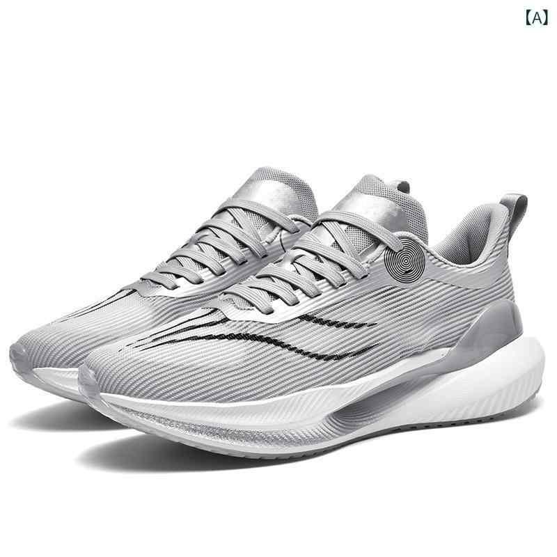 スニーカー メンズ レディース ランニングシューズ クッション性 スポーツシューズ 超軽量 通気性 メッシュ 厚底 運動靴 グレー 黄緑 白 浅腊藍 黒(4)