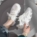 スニーカー レディース 通気性 スポーツシューズ カジュアル ローカット 紐靴 白 ホワイト 春夏 運動靴 普段使い ランニング