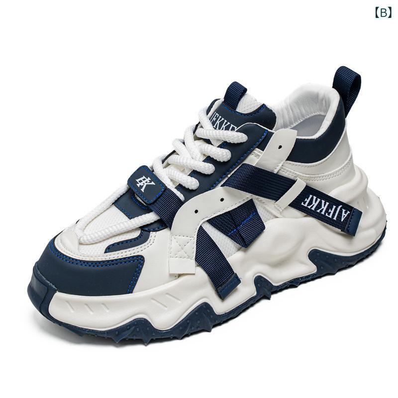 スニーカー メンズ 男性用 厚底 ランニングシューズ 運動靴 スポーツシューズ ローカット 普段使い 白 黒 青 緑