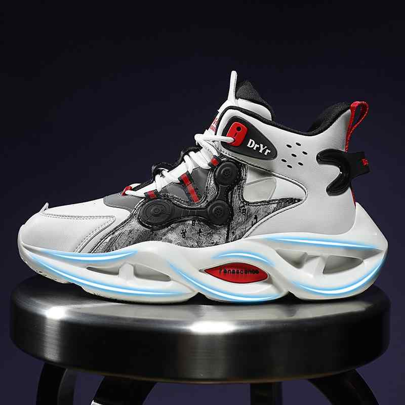 スニーカー メンズ 男性用 厚底 運動靴 スポーツシューズ ランニングシューズ バスケットシューズ 通学 普段使い 白色 黒色