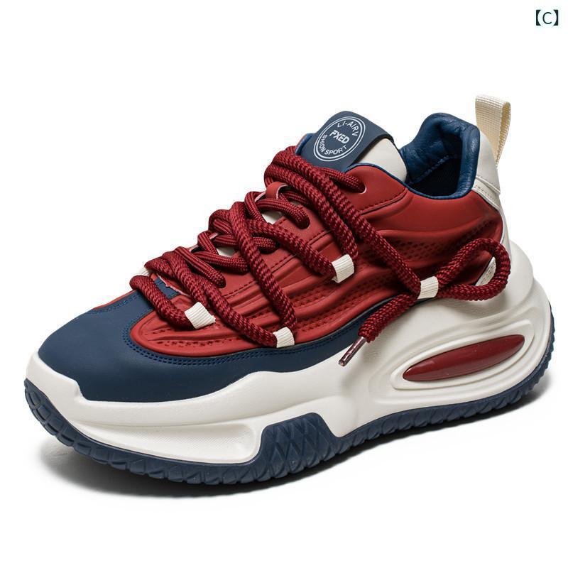 スニーカー メンズ 厚底 スポーツシューズ ランニングシューズ 男性用 運動靴 ローカット カジュアル 通気性 クッション性 歩きやすい 疲れにくい 黒 白 ベージュ