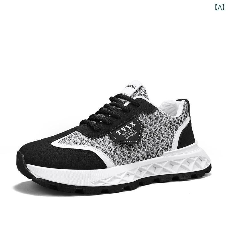 スニーカー メンズ 厚底 ローカット 替え紐付き スポーツ 運動靴 通気性 ランニング 普段履き 白 黒 紺 春夏