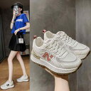 スニーカー レディース 婦人靴 厚底 ローカット 紐靴 運動靴 スポーツシューズ ランニングシューズ 普段使い 軽量 滑り止め ブラック 黒 ブラウン 茶色 レ...