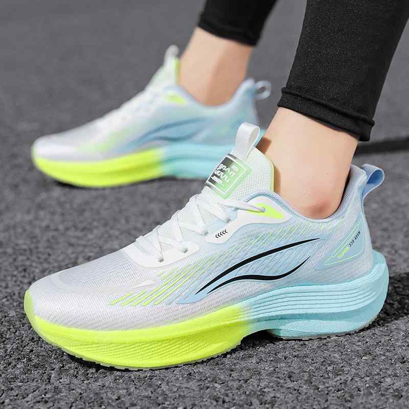 スニーカー メンズ レディース ランニングシューズ 通気性 メッシュ ローカット スポーツシューズ 運動靴 軽量 クッション性 歩きやすい 普段使い カジュアル ブラック ホワイト グレー ブルー オレンジ ピンク