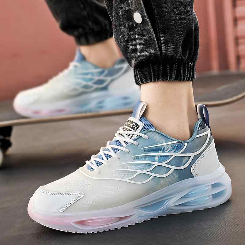 スニーカー メンズ ランニングシューズ メッシュ 運動靴 カジュアル 厚底 ローカット 紐靴 軽量 歩きやすい 白 黒 スポーツ 普段使い 春夏 秋冬