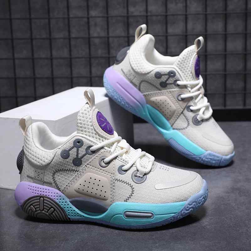 バスケットシューズ キッズ 子供 男の子 女の子 ジュニア スポーツシューズ アウトドア 滑り止め 運動靴 トレーニング シューズ メッシュ 春