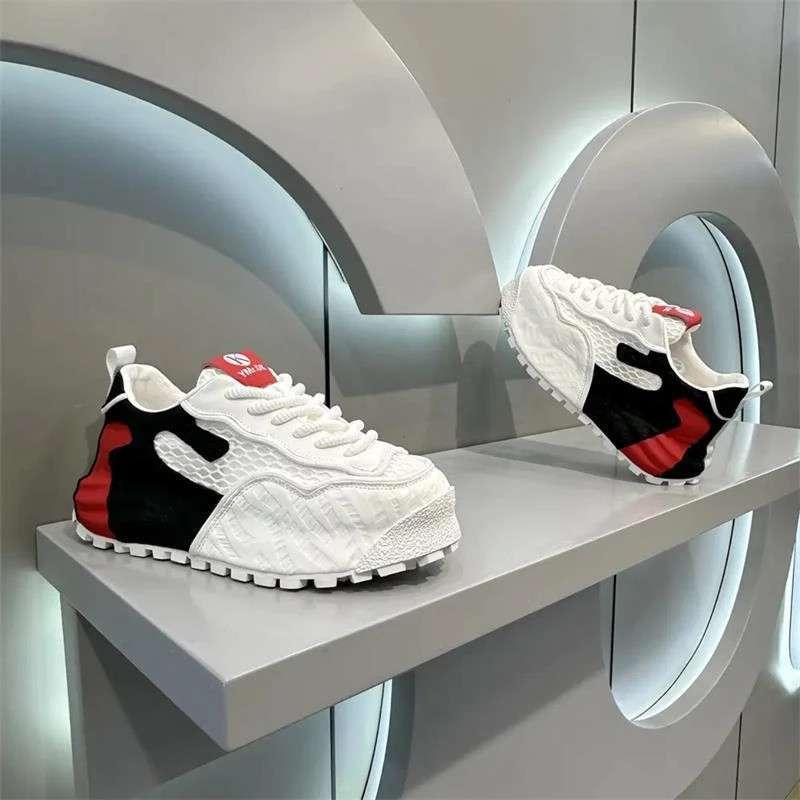 スニーカー メンズ 男性用 通気性 スポーツシューズ ランニングシューズ 厚底 ウォーキングシューズ 運動靴 メッシュ 普段使い 黒 白 ブラック ホワイト