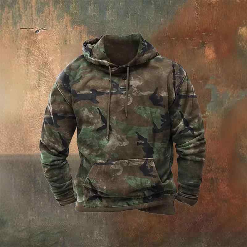 パーカー メンズ レディース 迷彩 3Dプリント プルオーバー 秋冬 長袖 トップス トレーナー カジュアル ストリート