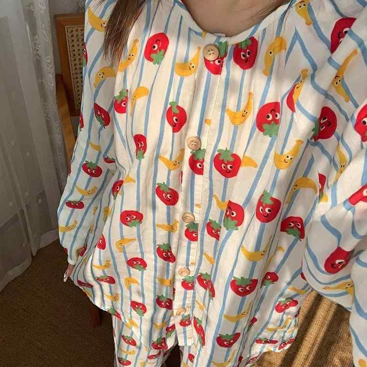 パジャマ レディース 春秋 長袖 長ズボン 上下セット かわいい ルームウェア ポリエステル 部屋着 寝間..