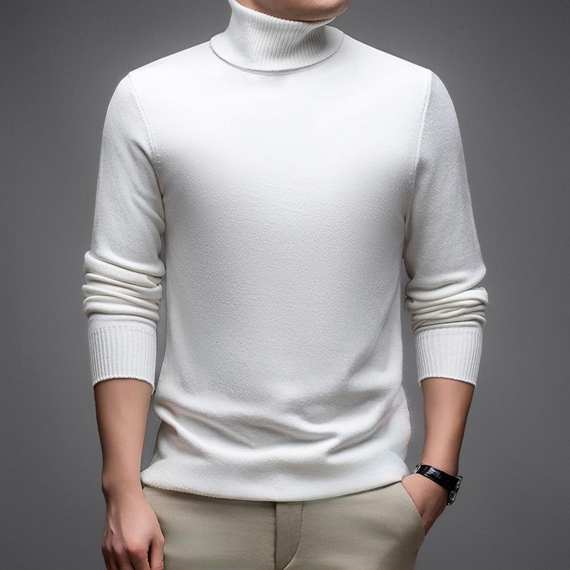 ニット メンズ 秋冬 Vネック ウール セーター ゆったり 長袖 プルオーバー トップス カシミヤ カットソー 厚手 無地 黒 グレー 白 ベージュ ワインレッド