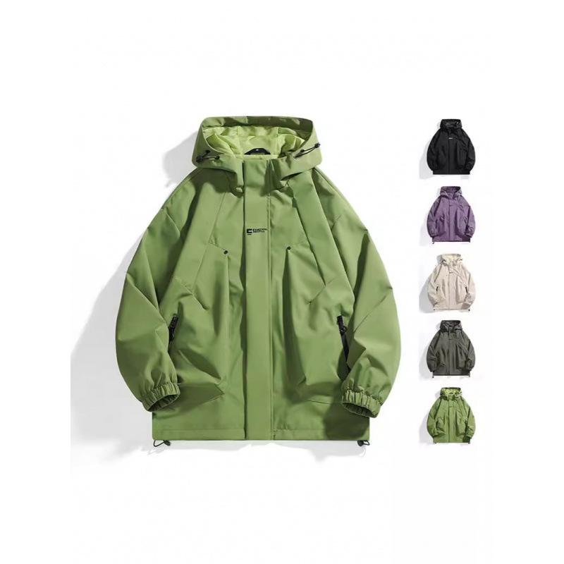ジャケット 男性用 防水 防風 マウンテンパーカー ブルゾン ジャンパー ワークウェア カーキ グリーン ..