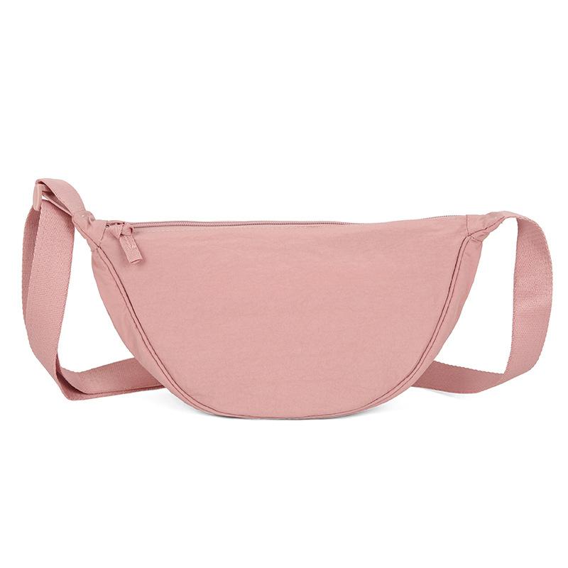 ショルダーバッグ レディース 鞄 カバン キャンバス 帆布 餃子バッグ ハンドバッグ トートバッグ 斜めがけ 無地 ピンク系 通勤 普段使い
