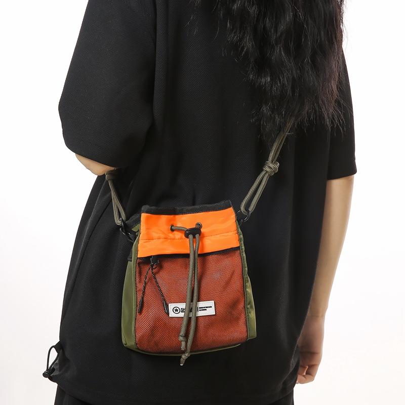 ショルダーバッグ レディース メンズ 男女兼用 ワークバッグ ポシェット ミニバッグ ナイロン 普段使い スマホ ショルダー 縦型 斜めがけ